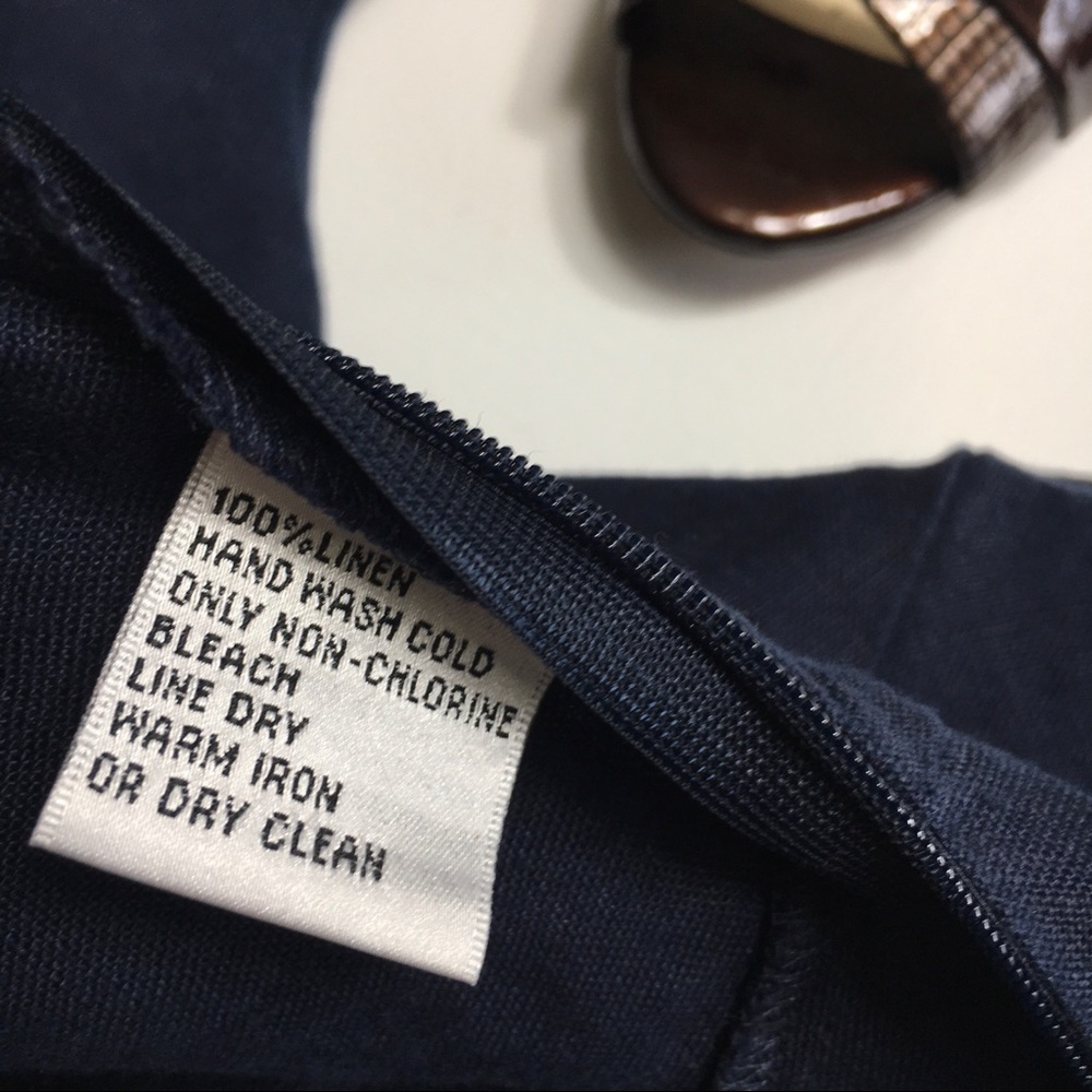 Talbots 100% Linen (Irish) Blue 2-piece Suit, sz 4 - Picture 3 of 8